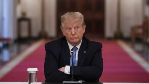 Donald Trump, presidente de Estados Unidos, luego de cancelar aranceles a Groenlandia.