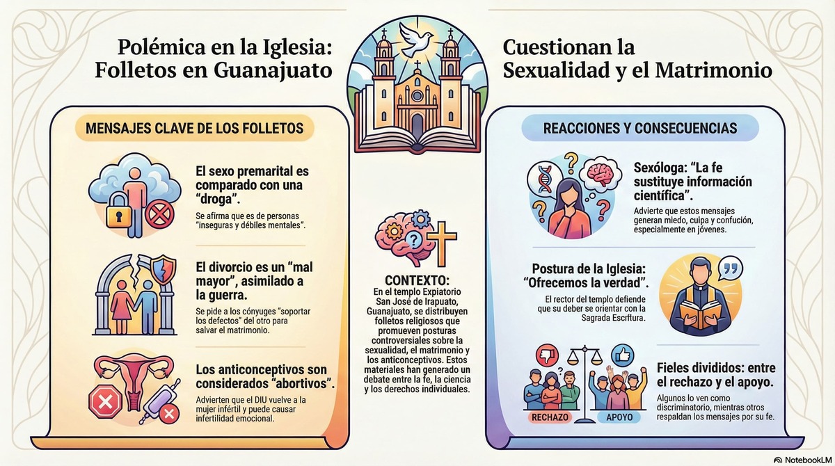 La iglesia católica asegura que el uso de anticonceptivos vuelve infértil a la mujer y son abortivos.