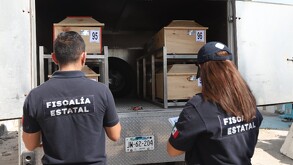 Fiscalía de Jalisco colaboró en la inhumación de 10 cuerpos sin identificar.