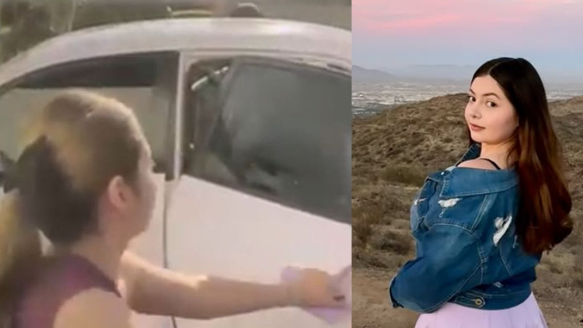 La Nicholette siendo levantada por unos hombres abordo de un carro blanco.