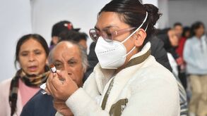 Campaña de vacunación contra el sarampión en Ciudad de México