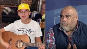 Pablo Uribe a la izquierda y Chris Hernán a la derecha.