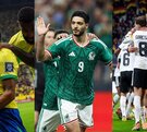 Selección de Brasil, México y Alemania en el Ranking FIFA.