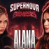 Poster oficial de la pelea entre Alana Flores y Samadhi Zendejas en Supernova Genesis.