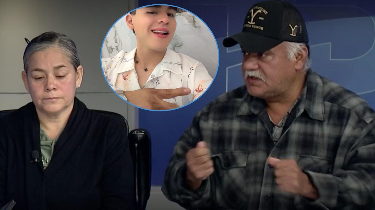 En imagen, padres del joven fallecido lagunero Chris Hernán Pérez y el joven Hernán Pérez.