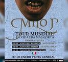 Imagen de fechas de conciertos de Milo J en México.