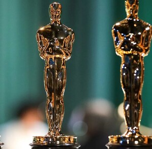 Galardón Oscar color dorado.