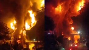 Explosión de pipa en la México-Tuxpan en Tulancingo