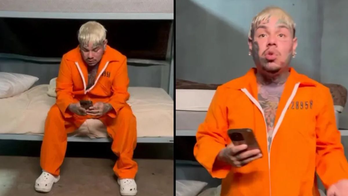 Tekashi 6ix9ine publicó un video desde su celda en Nueva York.