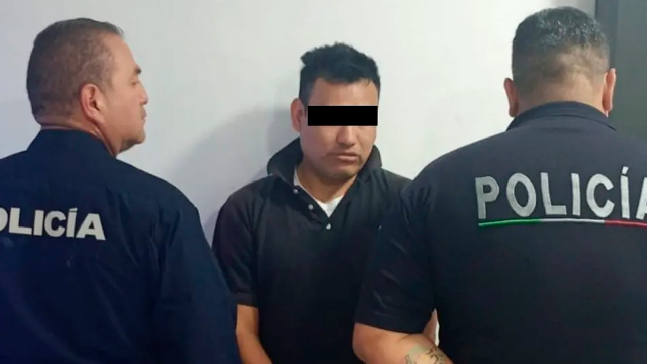 Autoridades de Ecatepec detuvieron a José Alberto “N”, señalado por presuntamente agredir a su pareja y causar quemaduras a su hijo con agua hirviendo.