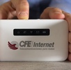 Módem del internet de la Comisión Federal de Electricidad en México.