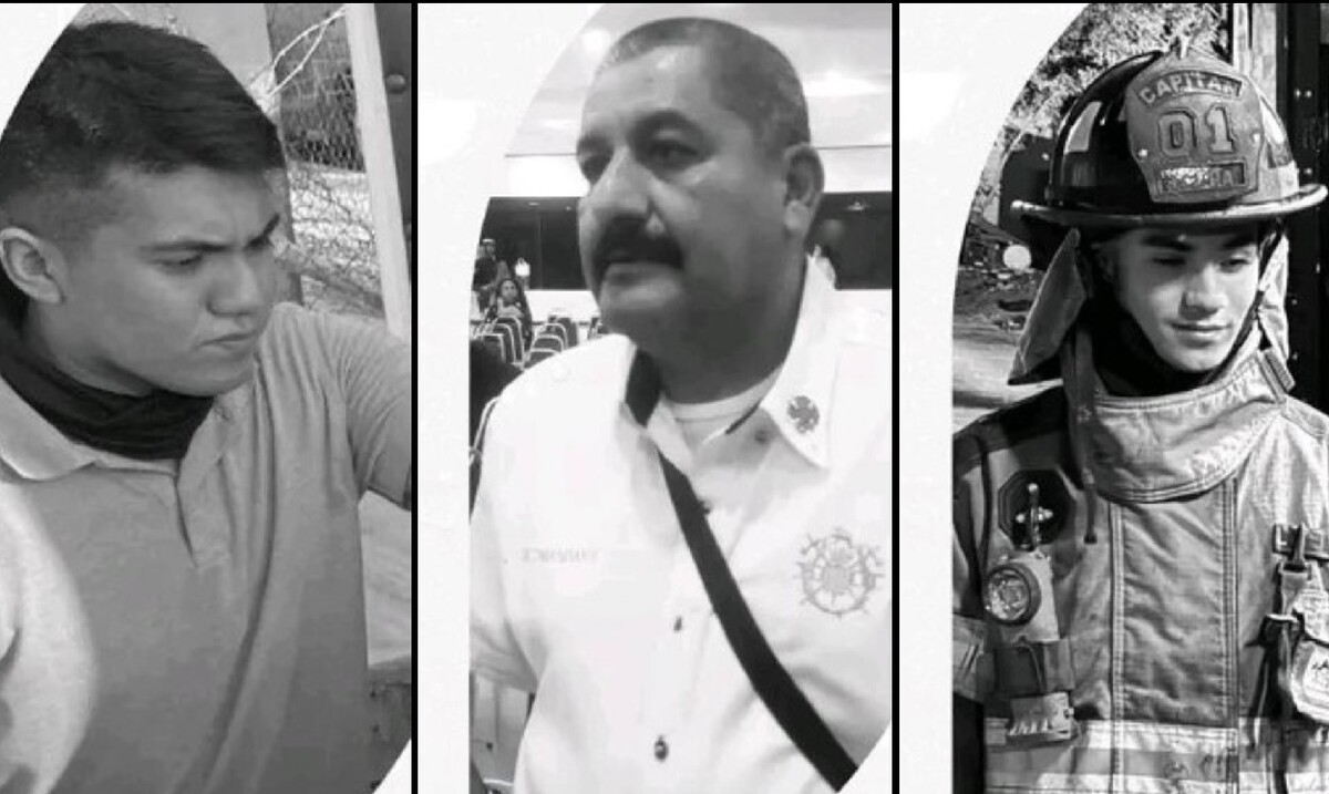 Quiénes son los 3 bomberos fallecidos en incendio en Matamoros. / Especial