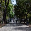 Alameda Central al aire libre en la Ciudad de México.