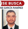 Ficha de búsqueda de la Fiscalía de Michoacán con la foto del hombre identificado como René García viendo de frente