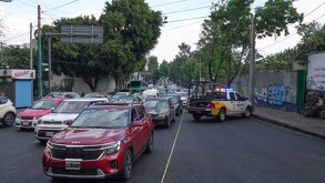 Tráfico en la Ciudad de México el domingo 25 de enero por Hoy No Circula.