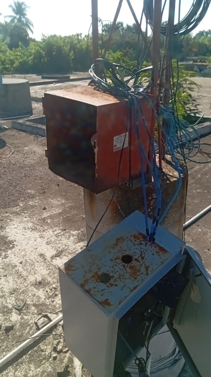 Red de comunicación en mal estado