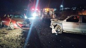 Un accidente de tránsito en la carretera Guanajuato–Irapuato dejó un saldo de seis personas lesionadas a la altura de Santa Teresa