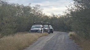 Policías en Montemorelos, Nuevo León.