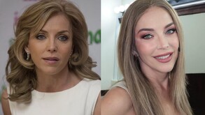 Laura Flores antes y después. A la izquierda el look conocido y tradicional de Laura Flores. A la derecha, cómo luce ahora la actriz de 61 años