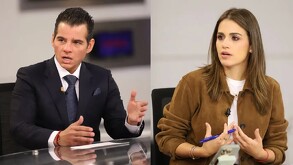 Miguel Flores y Lorena de la Garza en programa Cambios.