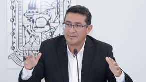 Pável Gaspar presidente de la Jugocopo en Puebla.