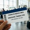 Boleto de vuelo de CdMx a Vancouver para Mundial 2026