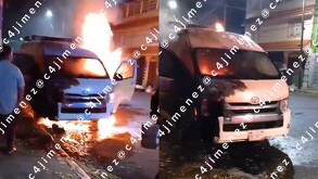 'El Gemelo' incendia camioneta tras no recibir pago de extorsión en Tlalpan