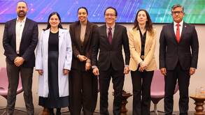 Participantes conferencias “Perspectivas del Futuro de la Educación” en el Tecnológico de Monterrey.