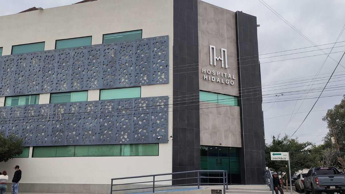 Hospital Hidalgo, lugar en donde se encuentra el joven accidentado