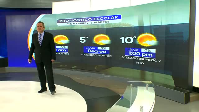 Abimael Salas nos da el pronóstico del tiempo en Monterrey para este martes 27 de enero de 2026.
