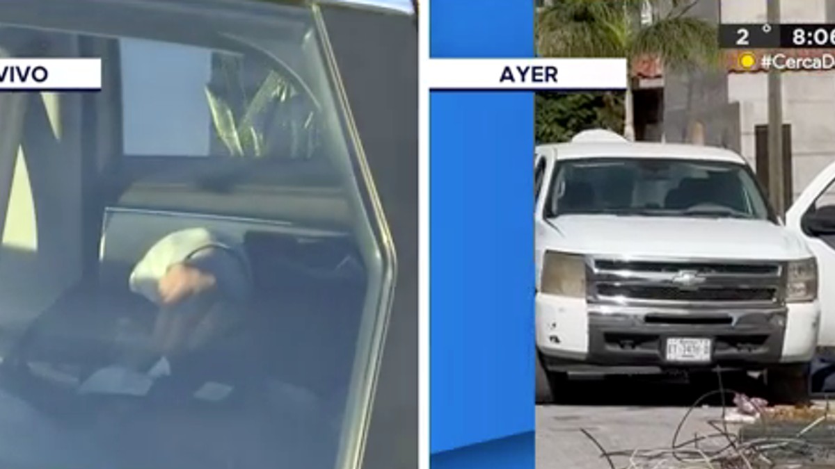 Sujeto que tira basura detenido en una patrulla municipal e imágenes del momento en donde cometió el delito.