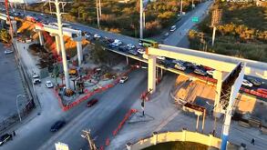 Cierres en avenida Ruiz Cortines en Guadalupe.