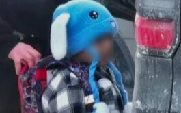 Niño detenido por ICe