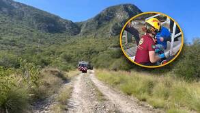 Tras el rescate la persona fue valorada y no requirió traslado a un hospital