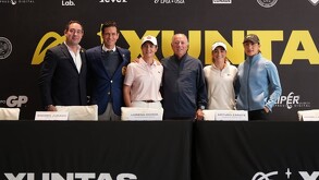 Miembros de XUNTAS en conferencia de prensa en el Club Campestre de la Ciudad de México.