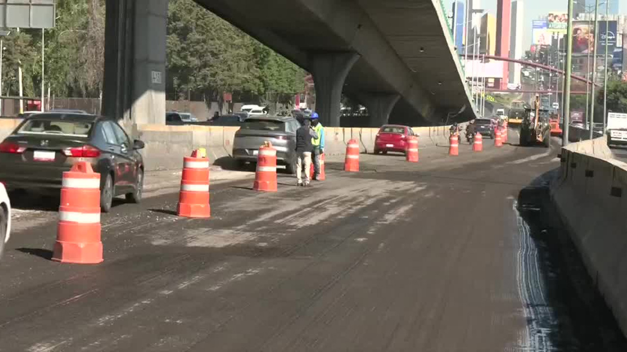 El gobierno del Edomex reporta avances en la reconstrucción del Periférico Norte, donde en tres semanas ya se han rehabilitado 18 kilómetros.