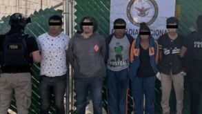 Imagen de los detenidos, que presuntamente formaban parte de la banda criminal de la México 83.