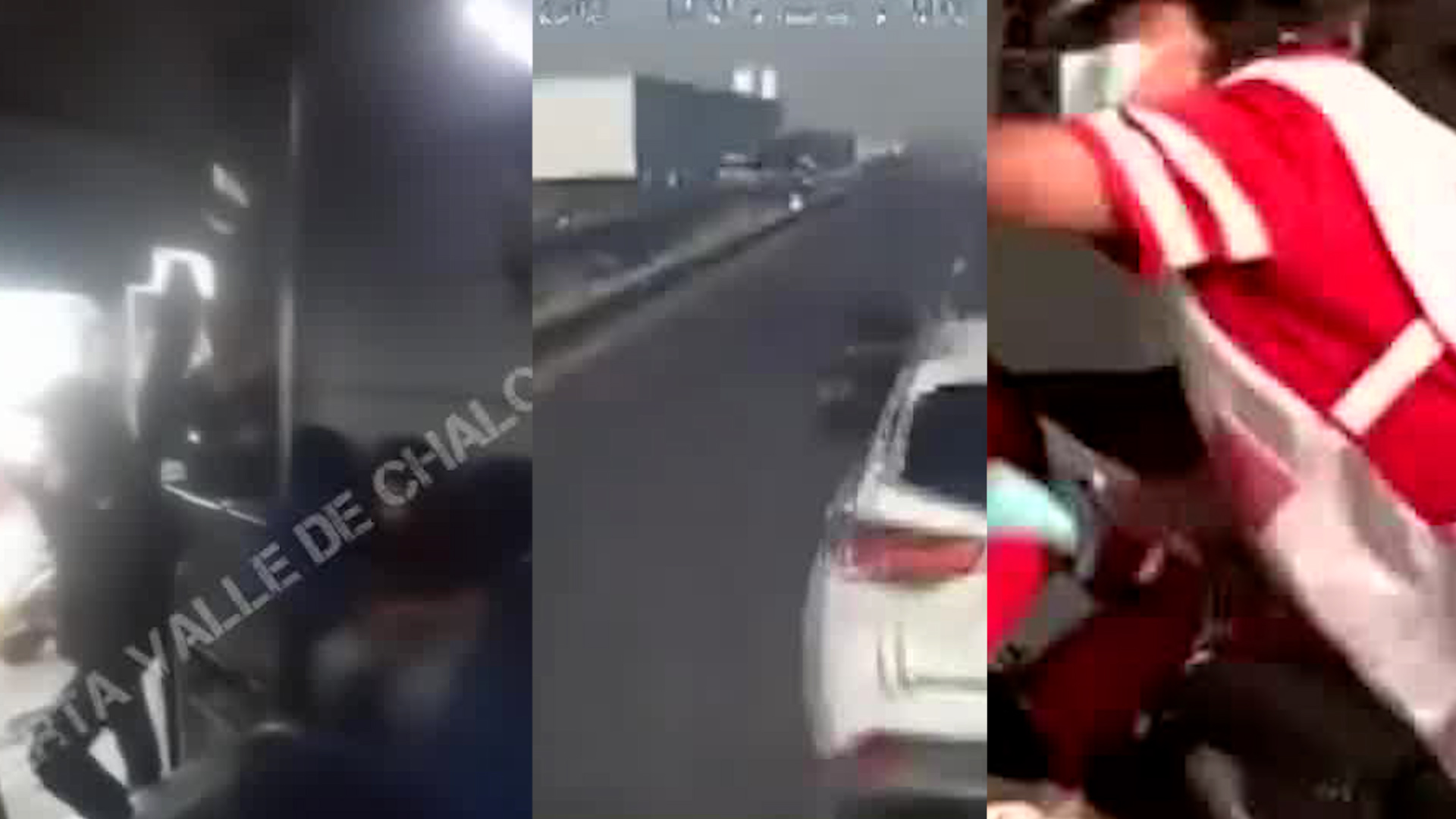 Un total de tres asaltos se han registrado durante esta semana en el municipio de Valle de Chalco, Estado de México.