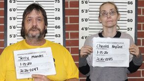 Chantel Hayford y Jerry Menees arrestados.