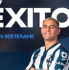Germán Berterame en la foto donde es despedido por Rayados.