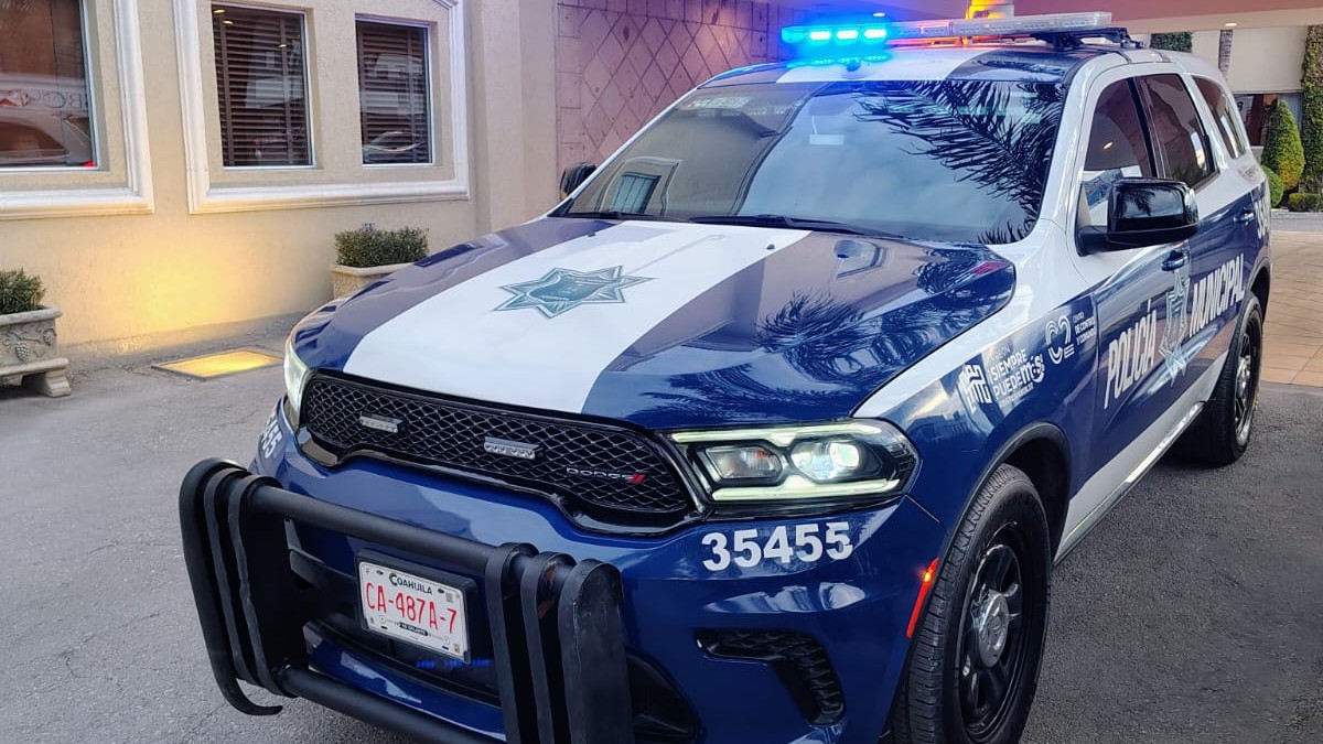 Patrulla de la Policía Municipal de Torreón