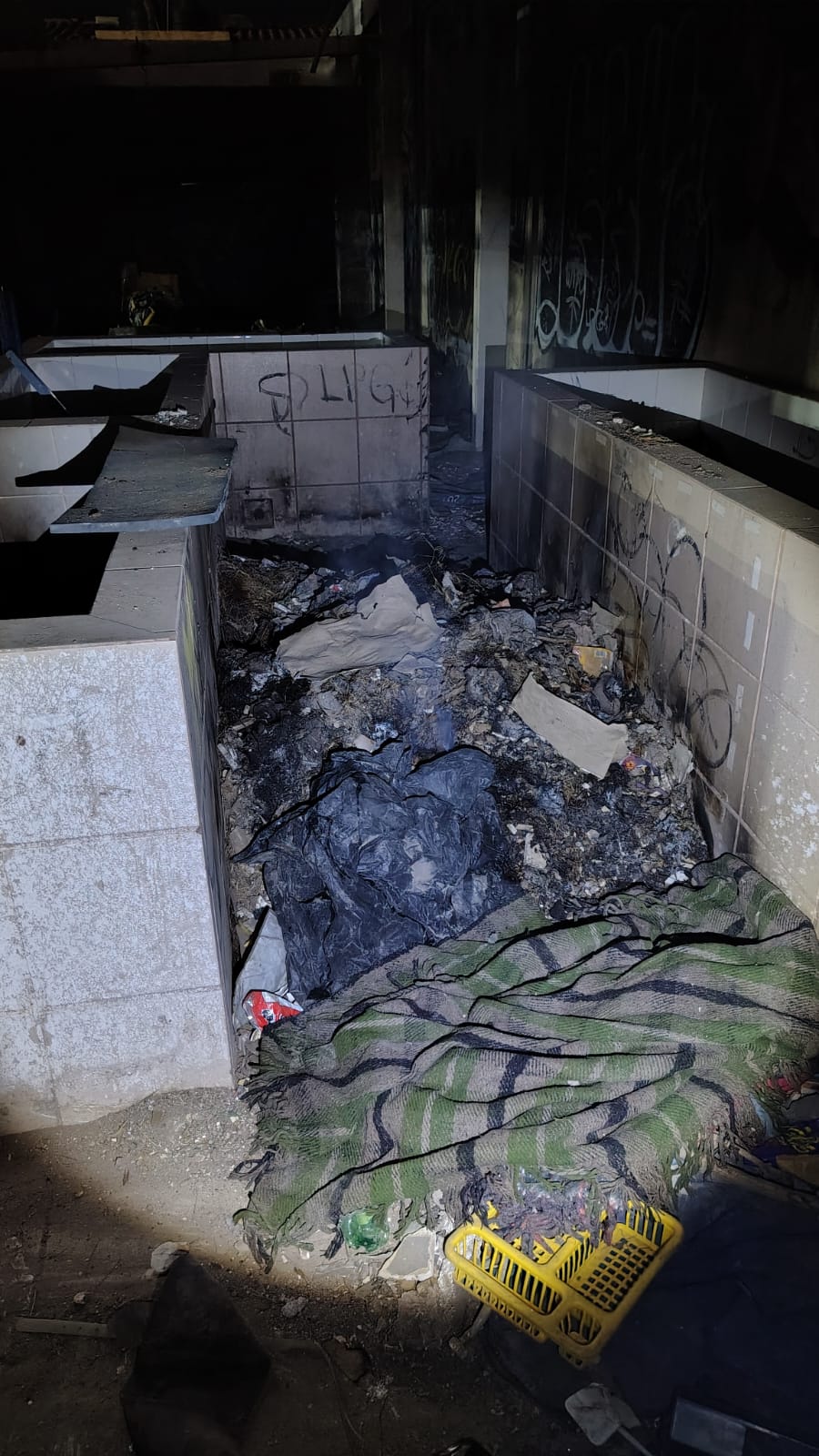 Lugar contaminado, nido de gente con adicciones.