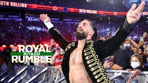 Seth Rollins durante una lucha de Royal Rumble del 2023.