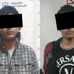 Sujetos detenidos ocn banda negra
