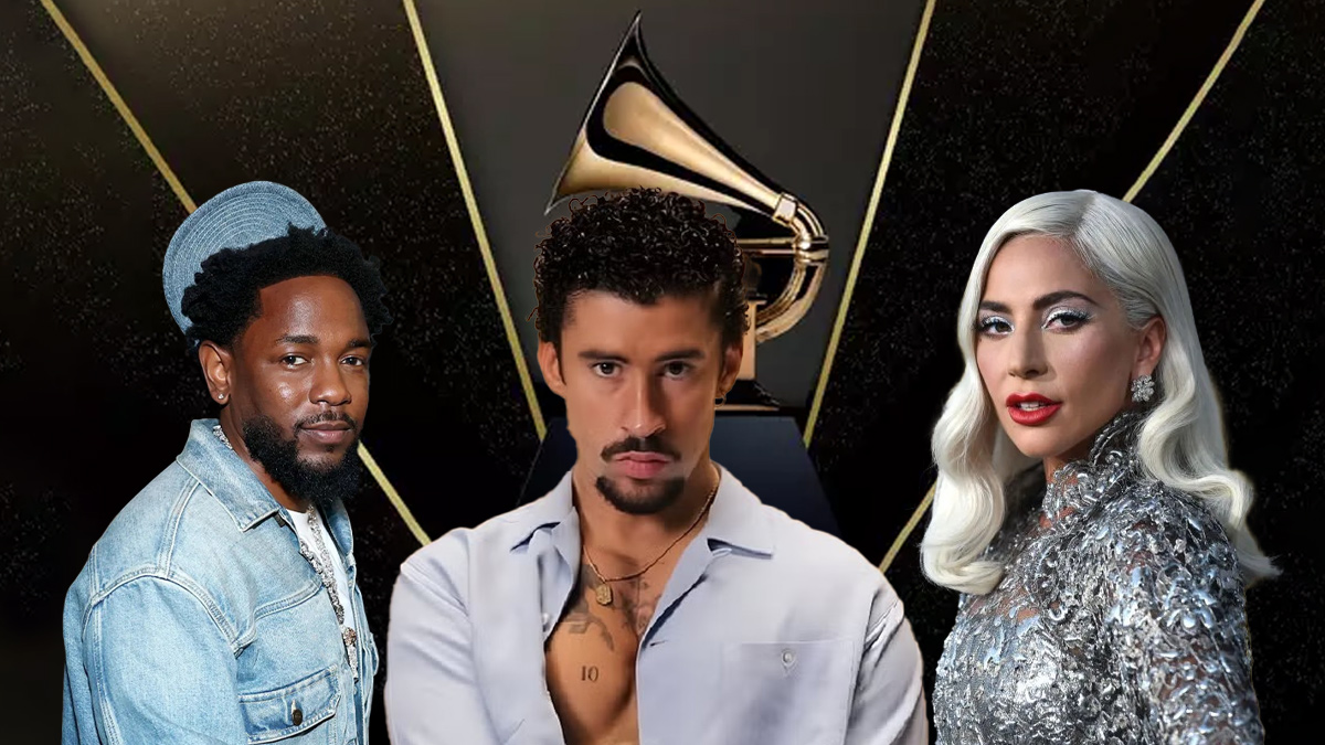 Bad Bunny, Kendrick Lamar y Lady Gaga, los favortios de los Premios Grammy 2026. Te contamos por qué.