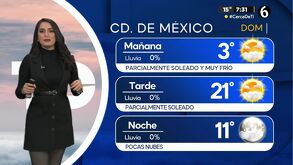 Clima CdMx 1 de febrero 2026 Telediario