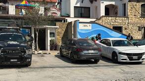 Movilización en cateo en colonia Obispado en Monterrey.