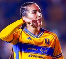 Diana Ordoñez festejando el empate de Tigres a Pachuca en la jornada 6 del Clausura 2026 de la Liga MX femenil.