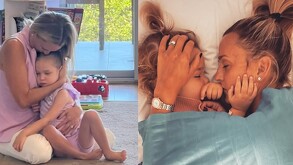 Erin Oudshoorn en fotos junto a su hija vía Instagram.