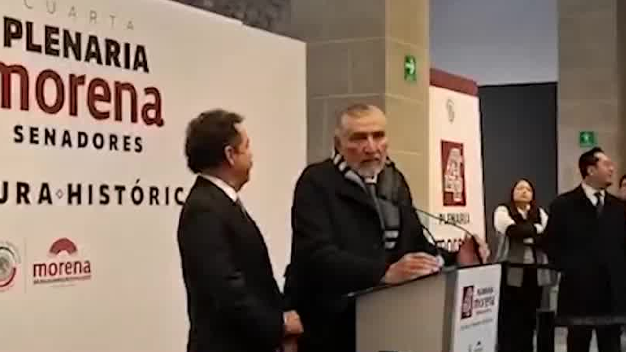 Adán Augusto López anunció que dejó la coordinación de Morena en el Senado y su lugar será ocupado por Ignacio Mier.